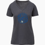 Northern Lebanon Vikings <span class="pdp-name-mascot">Northern Lebanon Elementary School Vikings</span> MV Sport Women's Vera Ringspun Slub V-Neck Tee Front Thumbnail