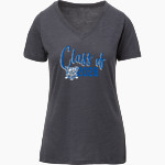 CAM HIGH SCHOOL COUGARS <span class="pdp-name-mascot">CAM COUGARS</span> MV Sport Women's Vera Ringspun Slub V-Neck Tee Front Thumbnail