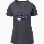 YELLOW SPRINGS HIGH SCHOOL BULLDOGS <span class="pdp-name-mascot">YELLOW SPRINGS BULLDOGS</span> MV Sport Women's Vera Ringspun Slub V-Neck Tee Front Thumbnail