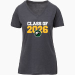 Fuentes Eagles <span class="pdp-name-mascot">Fuentes Eagles</span> MV Sport Women's Vera Ringspun Slub V-Neck Tee Front Thumbnail