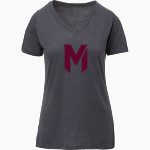 Mash Athletics <span class="pdp-name-mascot">Minnesota Mash Baseball Club</span> MV Sport Women's Vera Ringspun Slub V-Neck Tee Front Thumbnail