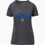 HOMESTEAD HIGH SCHOOL SPARTANS <span class="pdp-name-mascot">HOMESTEAD SPARTANS</span> MV Sport Women's Vera Ringspun Slub V-Neck Tee Front Thumbnail