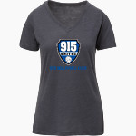 915 Volleyball Club 915 Volleyball Club <span class="pdp-name-mascot">915 Volleyball Club</span> MV Sport Women's Vera Ringspun Slub V-Neck Tee Front Thumbnail