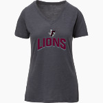 FAYETTEVILLE HIGH SCHOOL LIONS <span class="pdp-name-mascot">FAYETTEVILLE LIONS</span> MV Sport Women's Vera Ringspun Slub V-Neck Tee Front Thumbnail