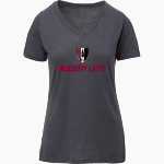 Roxbury Latin <span class="pdp-name-mascot">Roxbury Latin Foxes</span> MV Sport Women's Vera Ringspun Slub V-Neck Tee Front Thumbnail
