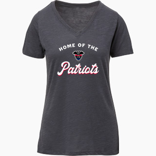 MV Sport Women's Vera Ringspun Slub V-Neck Tee