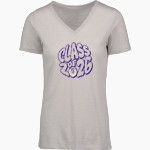 Westminster Defenders <span class="pdp-name-mascot">Westminster Defenders</span> MV Sport Women's Vera Ringspun Slub V-Neck Tee Front Thumbnail