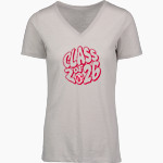 ANNANDALE HIGH SCHOOL ATOMS MV Sport Women's Vera Ringspun Slub V-Neck Tee Front Thumbnail