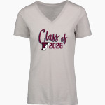 FREEPORT HIGH SCHOOL FALCONS <span class="pdp-name-mascot">FREEPORT FALCONS</span> MV Sport Women's Vera Ringspun Slub V-Neck Tee Front Thumbnail