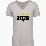 BIG SPRING HIGH SCHOOL STEERS <span class="pdp-name-mascot">BIG SPRING STEERS</span> MV Sport Women's Vera Ringspun Slub V-Neck Tee Front Thumbnail