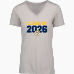 Grand Valley Baseball Llc Raptors <span class="pdp-name-mascot">Grand Valley Baseball Llc Raptors</span> MV Sport Women's Vera Ringspun Slub V-Neck Tee Front Thumbnail