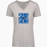 Belle Creek Wildcats <span class="pdp-name-mascot">Belle Creek Charter School Wildcats</span> MV Sport Women's Vera Ringspun Slub V-Neck Tee Front Thumbnail