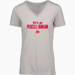 PURCELL MARIAN CAVALIERS official sideline store MV Sport Women's Vera Ringspun Slub V-Neck Tee Front Thumbnail