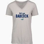 Babcock Trailblazers <span class="pdp-name-mascot">Babcock High School Trailblazers</span> MV Sport Women's Vera Ringspun Slub V-Neck Tee Front Thumbnail
