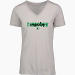 ST BERNARD'S ACADEMY CRUSADERS <span class="pdp-name-mascot">ST BERNARD'S CATHOLIC CRUSADERS</span> MV Sport Women's Vera Ringspun Slub V-Neck Tee Front Thumbnail