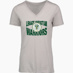 LEGACY CHRISTIAN WARRIORS <span class="pdp-name-mascot">LEGACY WARRIORS</span> MV Sport Women's Vera Ringspun Slub V-Neck Tee Front Thumbnail