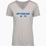 Gaston College Prep Pride <span class="pdp-name-mascot">Gaston College Prep Pride</span> MV Sport Women's Vera Ringspun Slub V-Neck Tee Front Thumbnail