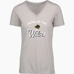 Timber Ridge Wolves <span class="pdp-name-mascot">Timber Ridge Wolves</span> MV Sport Women's Vera Ringspun Slub V-Neck Tee Front Thumbnail