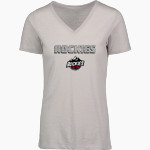 Boulder Rockies Online Store MV Sport Women's Vera Ringspun Slub V-Neck Tee Front Thumbnail