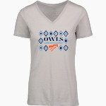 Middlebridge School belong and become MV Sport Women's Vera Ringspun Slub V-Neck Tee Front Thumbnail