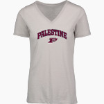 PALESTINE HIGH SCHOOL WILDCATS <span class="pdp-name-mascot">PALESTINE WILDCATS</span> MV Sport Women's Vera Ringspun Slub V-Neck Tee Front Thumbnail
