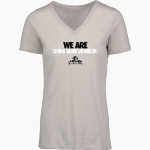 LIVING WORD LUTHERAN HIGH SCHOOL TIMBERWOLVES MV Sport Women's Vera Ringspun Slub V-Neck Tee Front Thumbnail