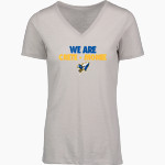CRETE-MONEE HIGH SCHOOL WARRIORS <span class="pdp-name-mascot">CRETE - MONEE WARRIORS</span> MV Sport Women's Vera Ringspun Slub V-Neck Tee Front Thumbnail