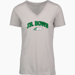 ULS Jr. Bows MV Sport Women's Vera Ringspun Slub V-Neck Tee Front Thumbnail