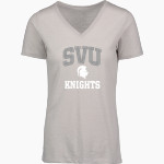 Southern Virginia Knights MV Sport Women's Vera Ringspun Slub V-Neck Tee Front Thumbnail