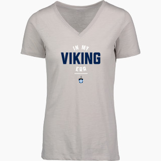 MV Sport Women's Vera Ringspun Slub V-Neck Tee