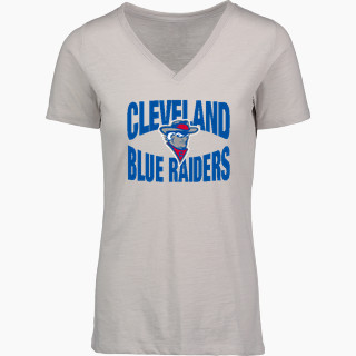 MV Sport Women's Vera Ringspun Slub V-Neck Tee