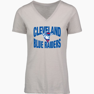 MV Sport Women's Vera Ringspun Slub V-Neck Tee