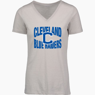 MV Sport Women's Vera Ringspun Slub V-Neck Tee