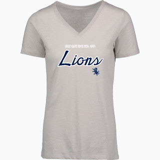 MV Sport Women's Vera Ringspun Slub V-Neck Tee