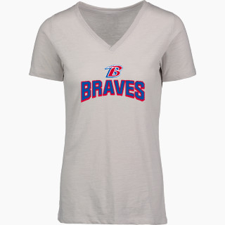 MV Sport Women's Vera Ringspun Slub V-Neck Tee