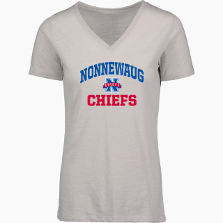 MV Sport Women's Vera Ringspun Slub V-Neck Tee