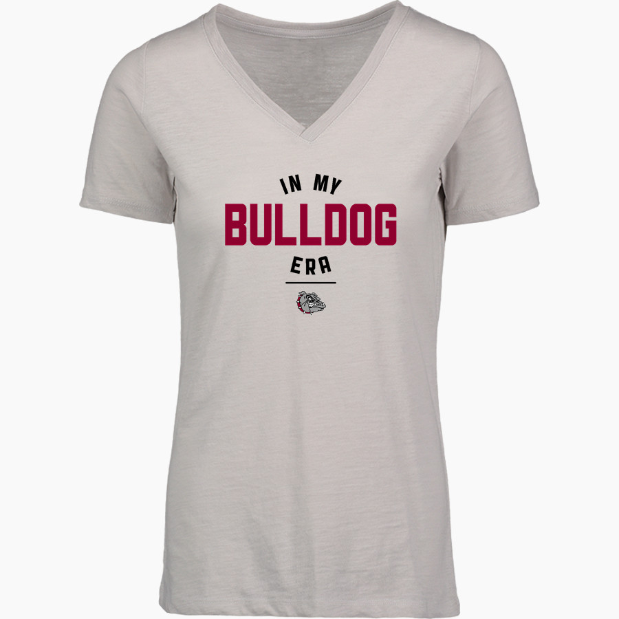 North Valley Bulldogs <span class="pdp-name-mascot">North Valley Baptist School Bulldogs</span> MV Sport Women's Vera Ringspun Slub V-Neck Tee