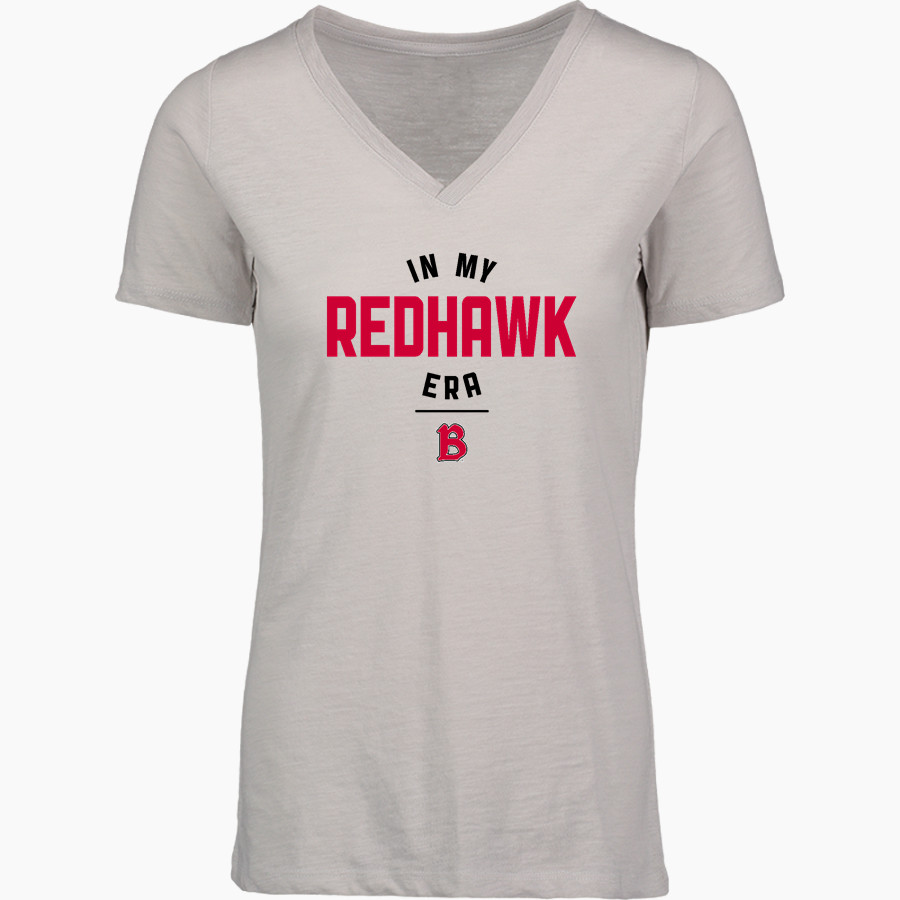 Benedictine University Mesa Redhawks MV Sport Women's Vera Ringspun Slub V-Neck Tee