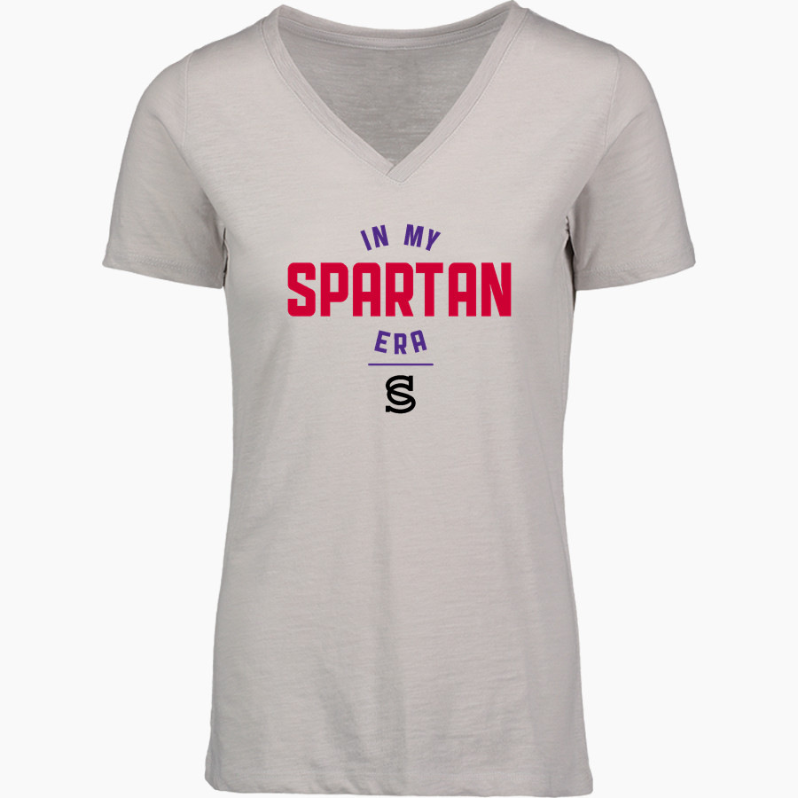Stevens Cooperative School Spartans <span class="pdp-name-mascot">Stevens Cooperative School Spartans</span> MV Sport Women's Vera Ringspun Slub V-Neck Tee
