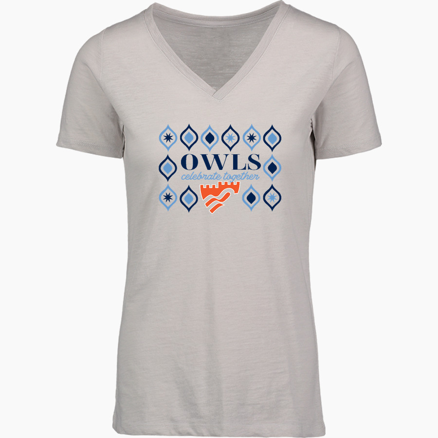 Middlebridge School belong and become MV Sport Women's Vera Ringspun Slub V-Neck Tee