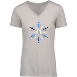 OLDENBURG ACADEMY TWISTERS <span class="pdp-name-mascot">OLDENBURG ACADEMY TWISTERS</span> MV Sport Women's Vera Ringspun Slub V-Neck Tee Front Thumbnail