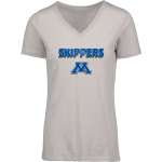 Minnetonka Skippers <span class="pdp-name-mascot">Minnetonka Skippers</span> MV Sport Women's Vera Ringspun Slub V-Neck Tee Front Thumbnail