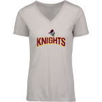 Sunnyside Christian Knights <span class="pdp-name-mascot">Sunnyside Christian Knights</span> MV Sport Women's Vera Ringspun Slub V-Neck Tee Front Thumbnail