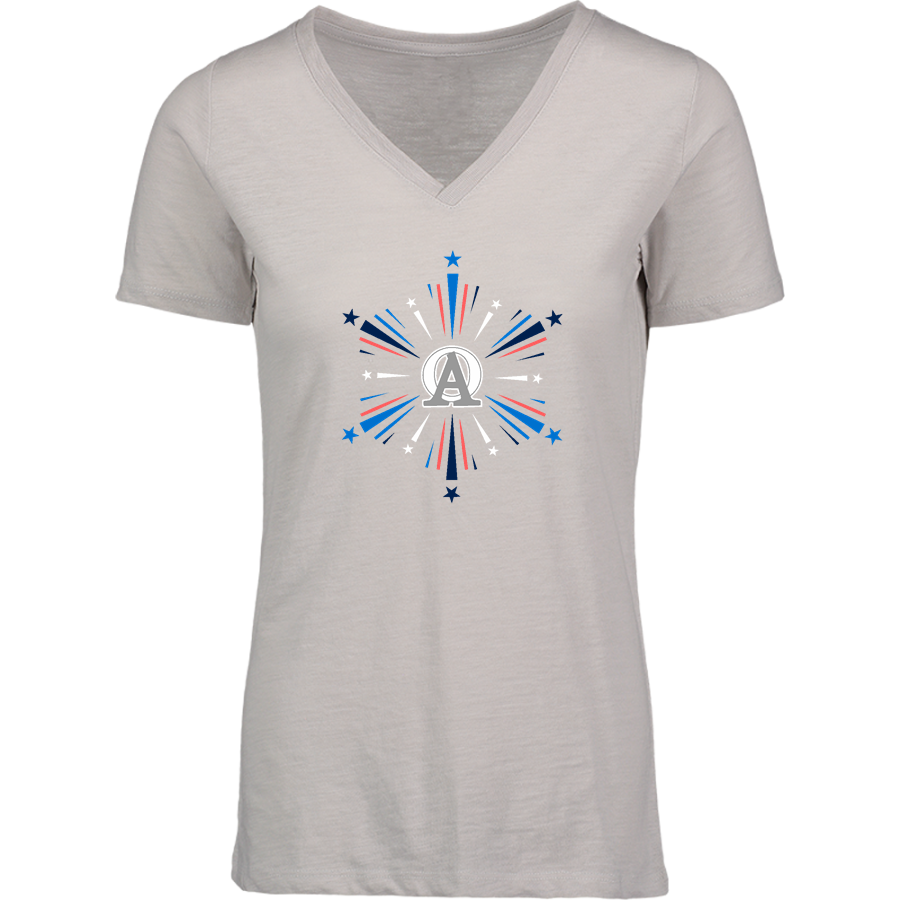 OLDENBURG ACADEMY TWISTERS <span class="pdp-name-mascot">OLDENBURG ACADEMY TWISTERS</span> MV Sport Women's Vera Ringspun Slub V-Neck Tee