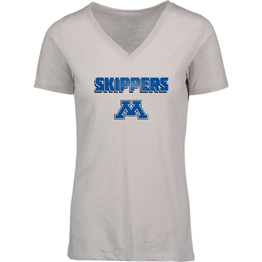 Minnetonka Skippers <span class="pdp-name-mascot">Minnetonka Skippers</span> MV Sport Women's Vera Ringspun Slub V-Neck Tee