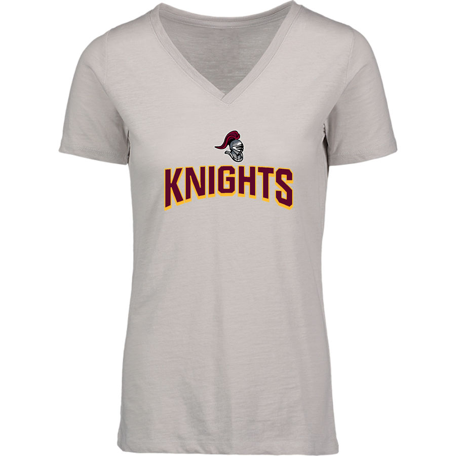 Sunnyside Christian Knights <span class="pdp-name-mascot">Sunnyside Christian Knights</span> MV Sport Women's Vera Ringspun Slub V-Neck Tee