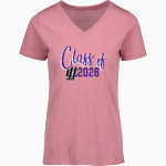 JJC Wolves <span class="pdp-name-mascot">JJC Wolves</span> MV Sport Women's Vera Ringspun Slub V-Neck Tee Front Thumbnail