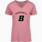 Boonville Pioneers <span class="pdp-name-mascot">Boonville Pioneers</span> MV Sport Women's Vera Ringspun Slub V-Neck Tee Front Thumbnail