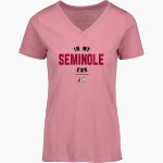 Creekside Seminoles <span class="pdp-name-mascot">Creekside Seminoles</span> MV Sport Women's Vera Ringspun Slub V-Neck Tee Front Thumbnail