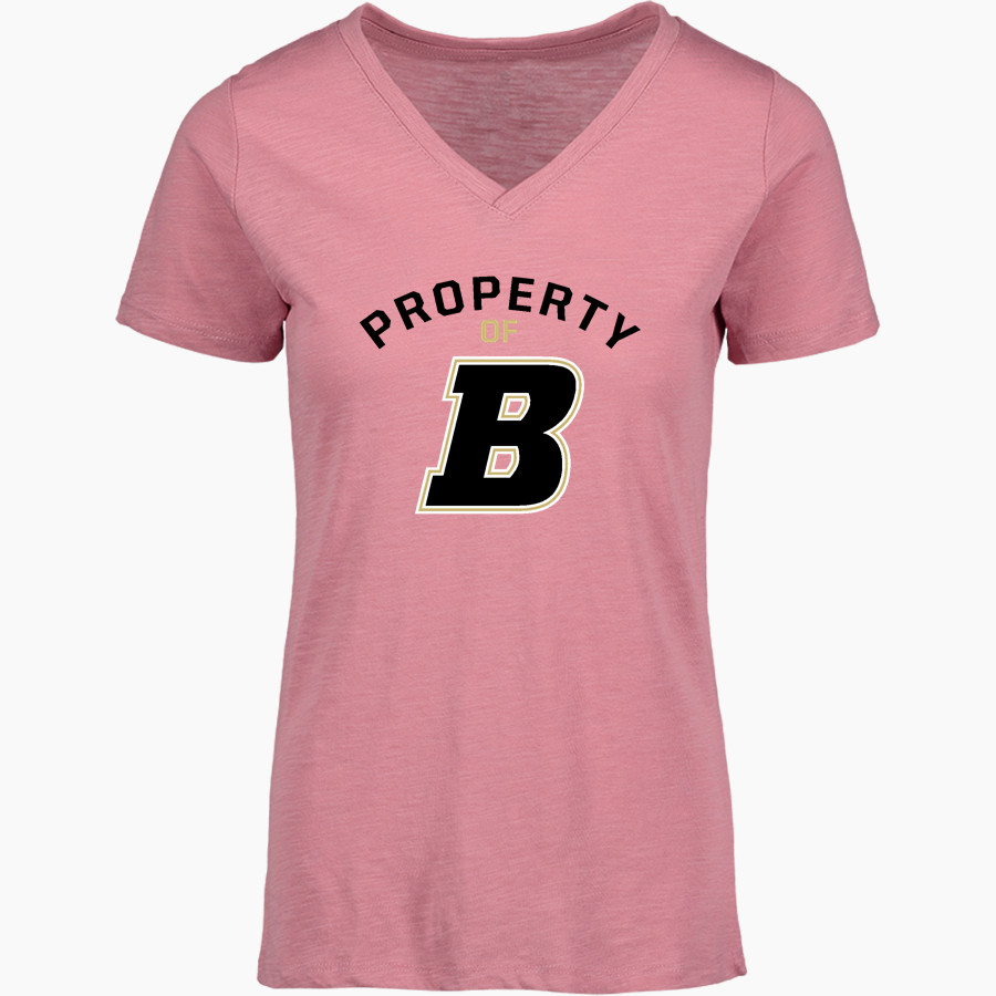 Boonville Pioneers <span class="pdp-name-mascot">Boonville Pioneers</span> MV Sport Women's Vera Ringspun Slub V-Neck Tee